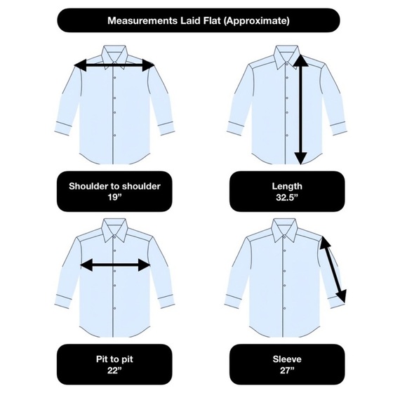 NWT Chaps Regular Fit Dress Shirt, Stretch collar, Non Iron, Size 15.5” 34/35 - Picture 16 of 16